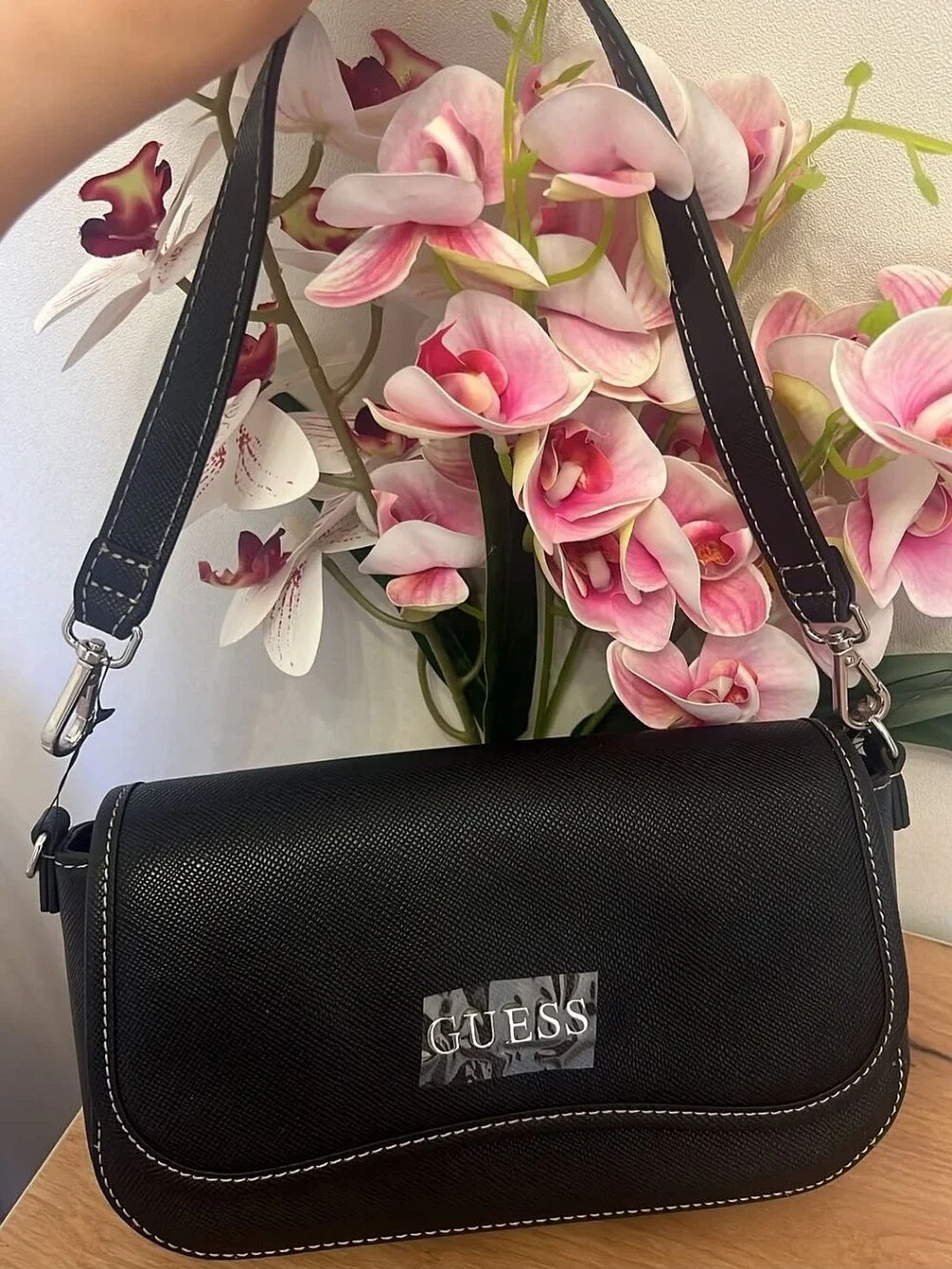 GUESS Black Crossbody Handbag
